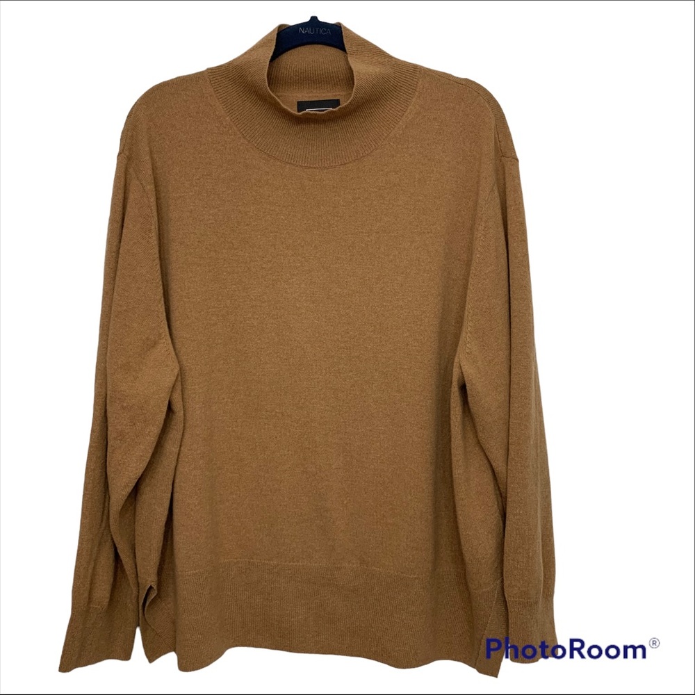 AYR The Swag Sweater Cashmere Sweater Creme Brûlée Size XL